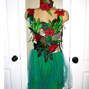 OOAK Woodland Fairy Queen 4 piece set, elf, fae, fairies ,fairy costume,